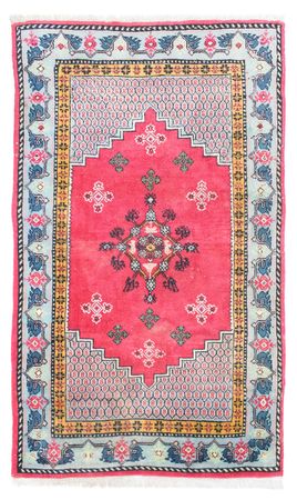 Alfombra oriental - 160 x 97 cm - rosa