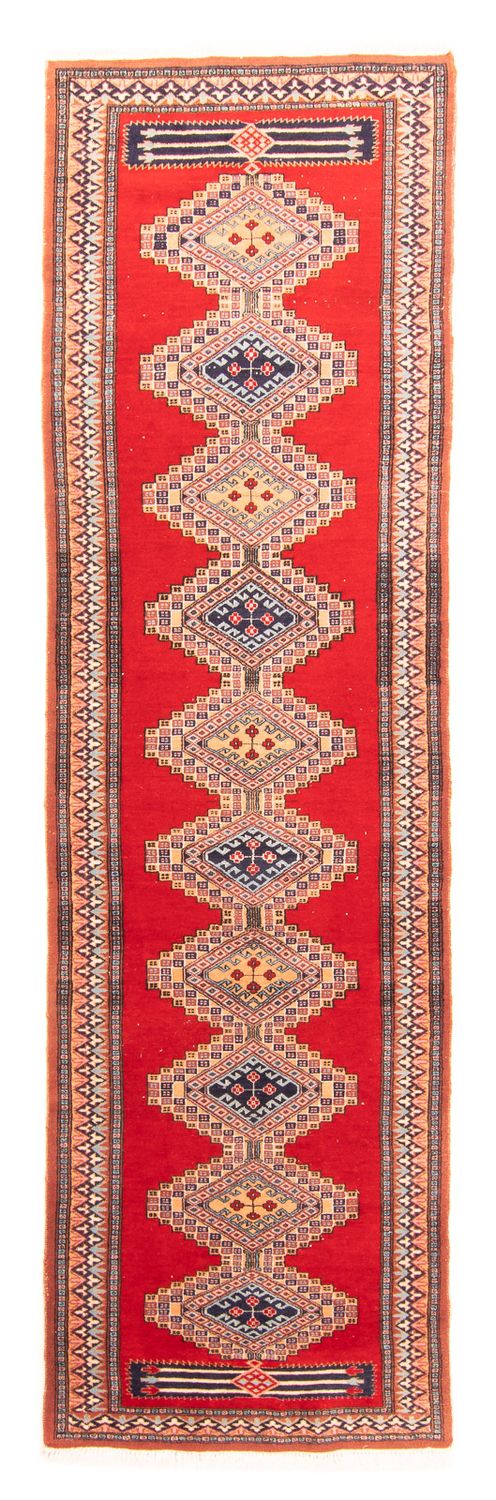 Runner Pakistani Rug - 285 x 79 cm - red