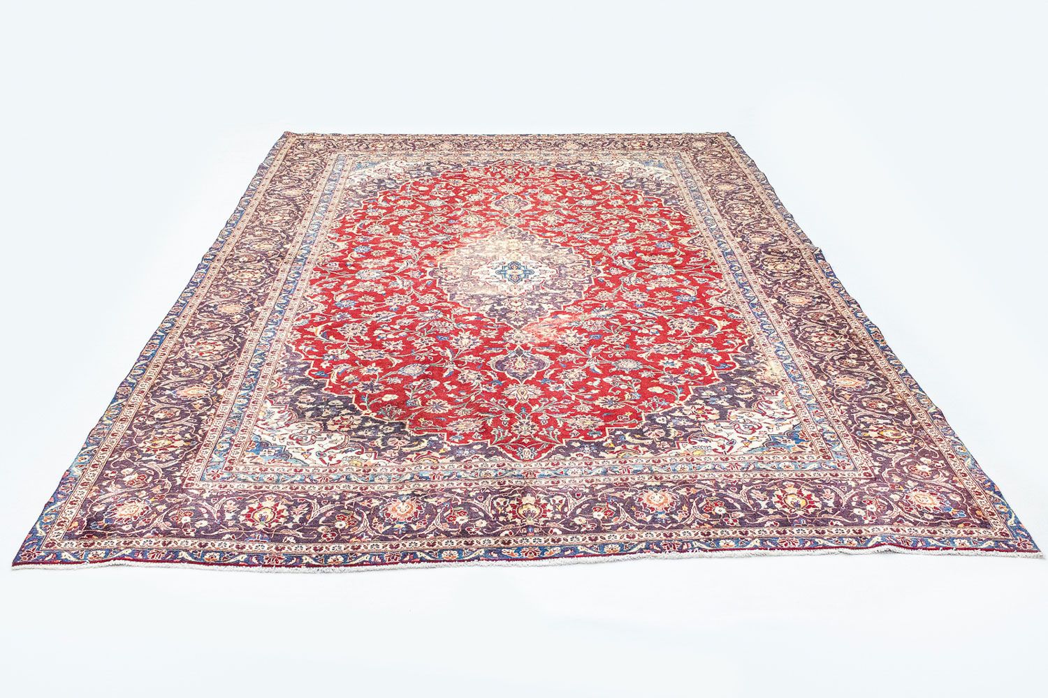 Perser Rug - Keshan - 382 x 290 cm - red