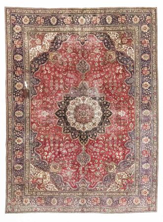 Tapete Persa - Tabriz - 330 x 246 cm - vermelho