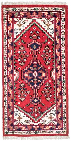 Alfombra oriental - 160 x 90 cm - rojo