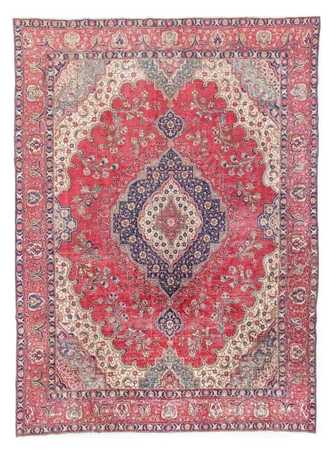 Tapis persan - Tabriz - 377 x 281 cm - rouge