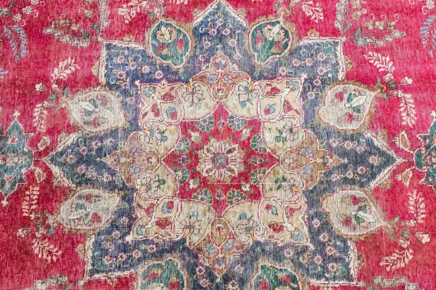 Tapete Persa - Tabriz - 370 x 266 cm - vermelho