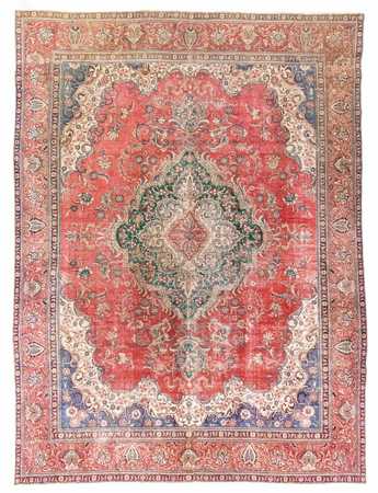 Tappeto Persero - Tabriz - 380 x 284 cm - rosso