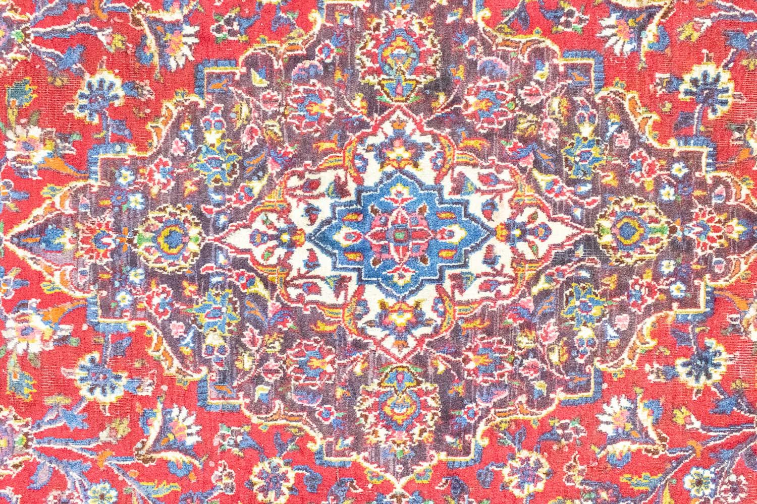 Tapete persa - Keshan - 388 x 295 cm - vermelho