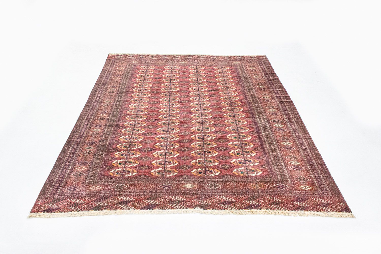 Afghansk teppe - Bukhara - 285 x 226 cm - rød