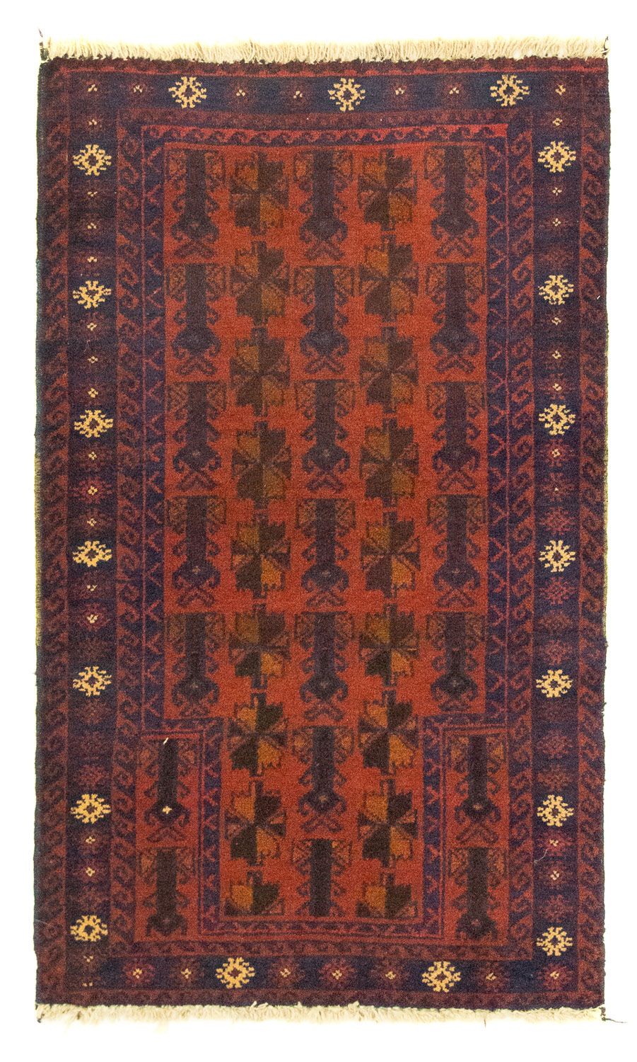 Baluch-matta - 133 x 80 cm - orange