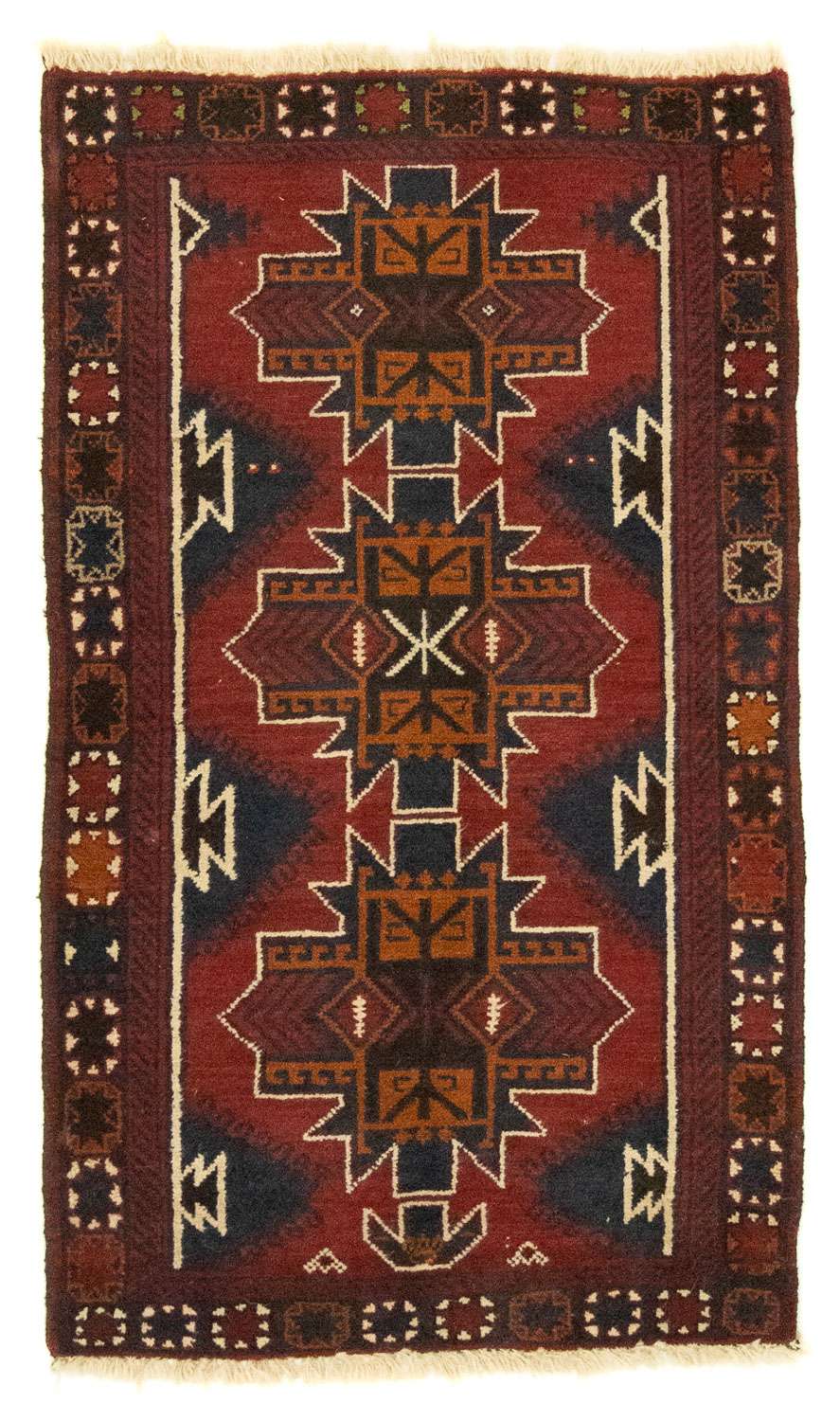 Dywan beludżycki - 134 x 80 cm - czerwony
