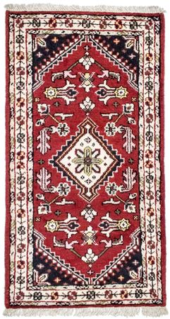 Alfombra oriental - 160 x 90 cm - rojo