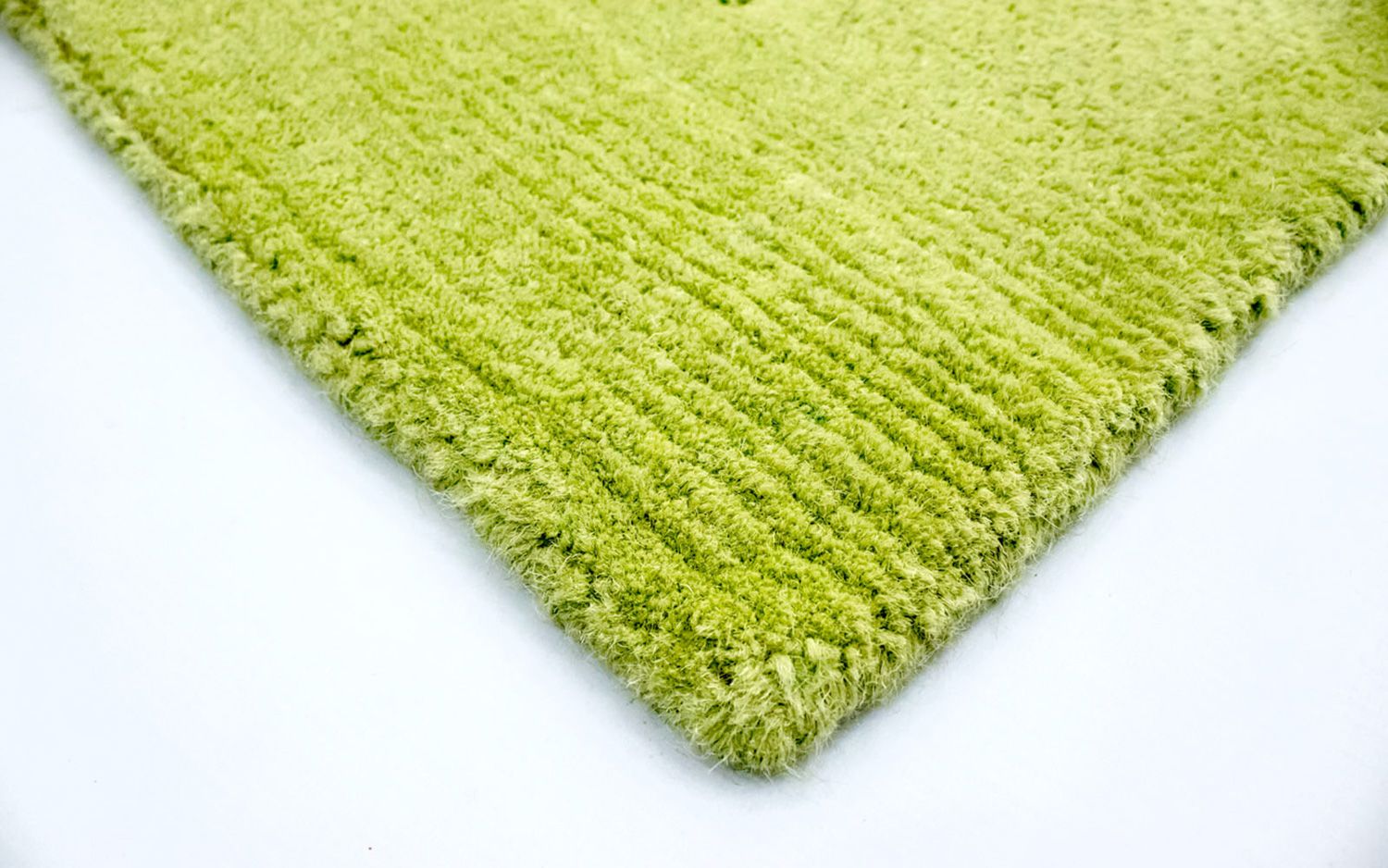 Tappeto di lana - 150 x 103 cm - verde chiaro