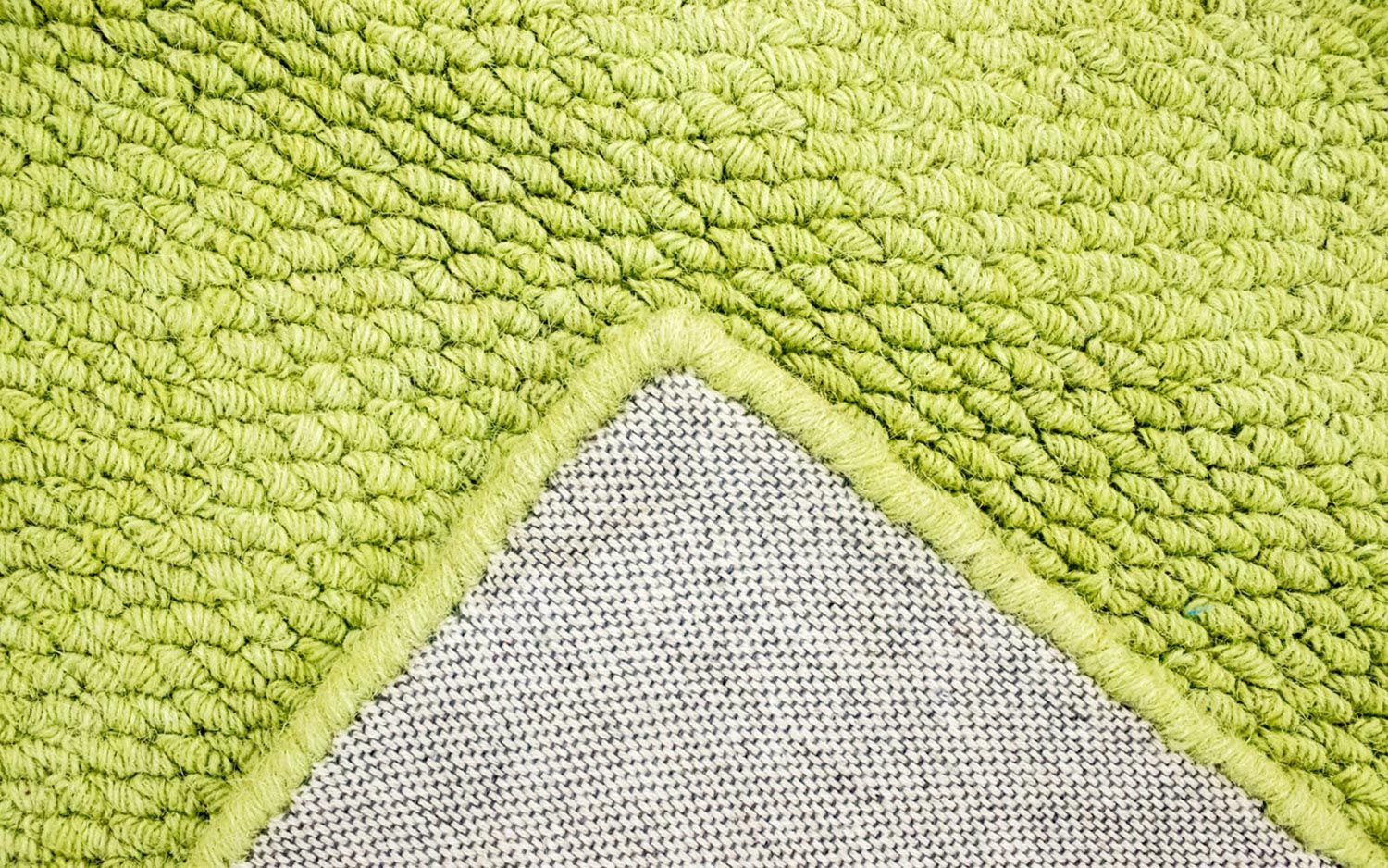 Tappeto di lana - 150 x 103 cm - verde chiaro