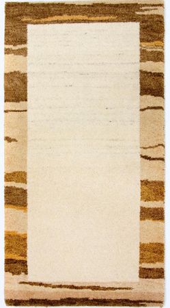 Tapis Gabbeh - Indus - 141 x 75 cm - beige