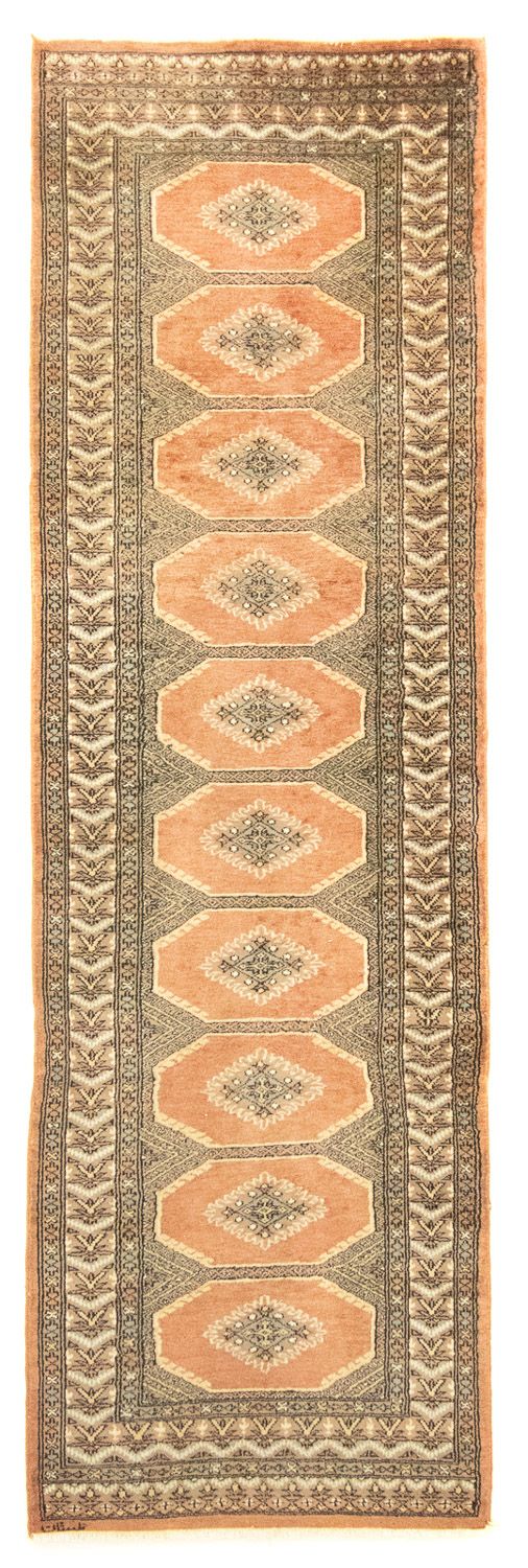 Runner Pakistanska mattan - 257 x 80 cm - orange