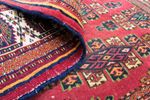 Tapis afghan - Boukhara - 106 x 94 cm - rouge