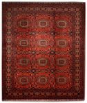 Alfombra afgana - Kunduz - 275 x 216 cm - rojo