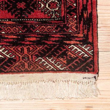 Tapis afghan - Boukhara - 164 x 120 cm - rouge