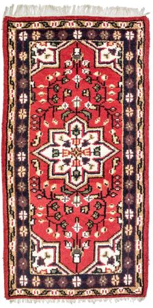 Alfombra oriental - 160 x 90 cm - rojo