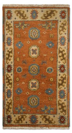 Oriental Carpet - 117 x 63 cm - orange