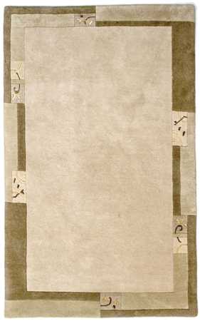 Tapis Népalais - 191 x 121 cm - beige