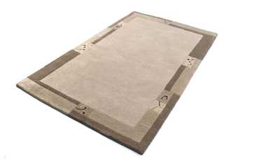 Tapis Népalais - 191 x 121 cm - beige