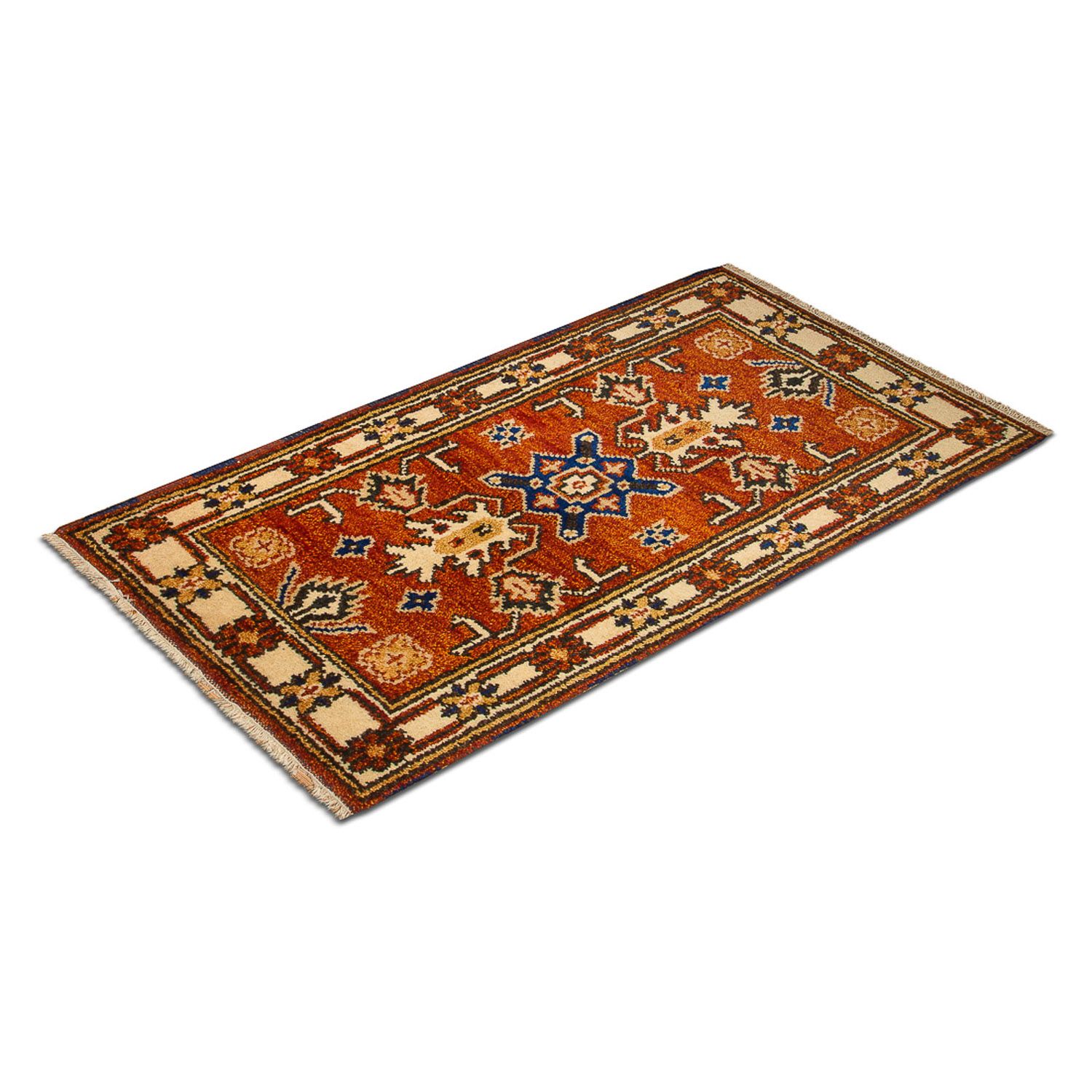 Oriental Carpet - 125 x 63 cm - orange