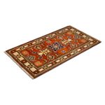 Tapete Oriental - 125 x 63 cm - laranja