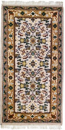 Alfombra oriental - 160 x 90 cm - beige