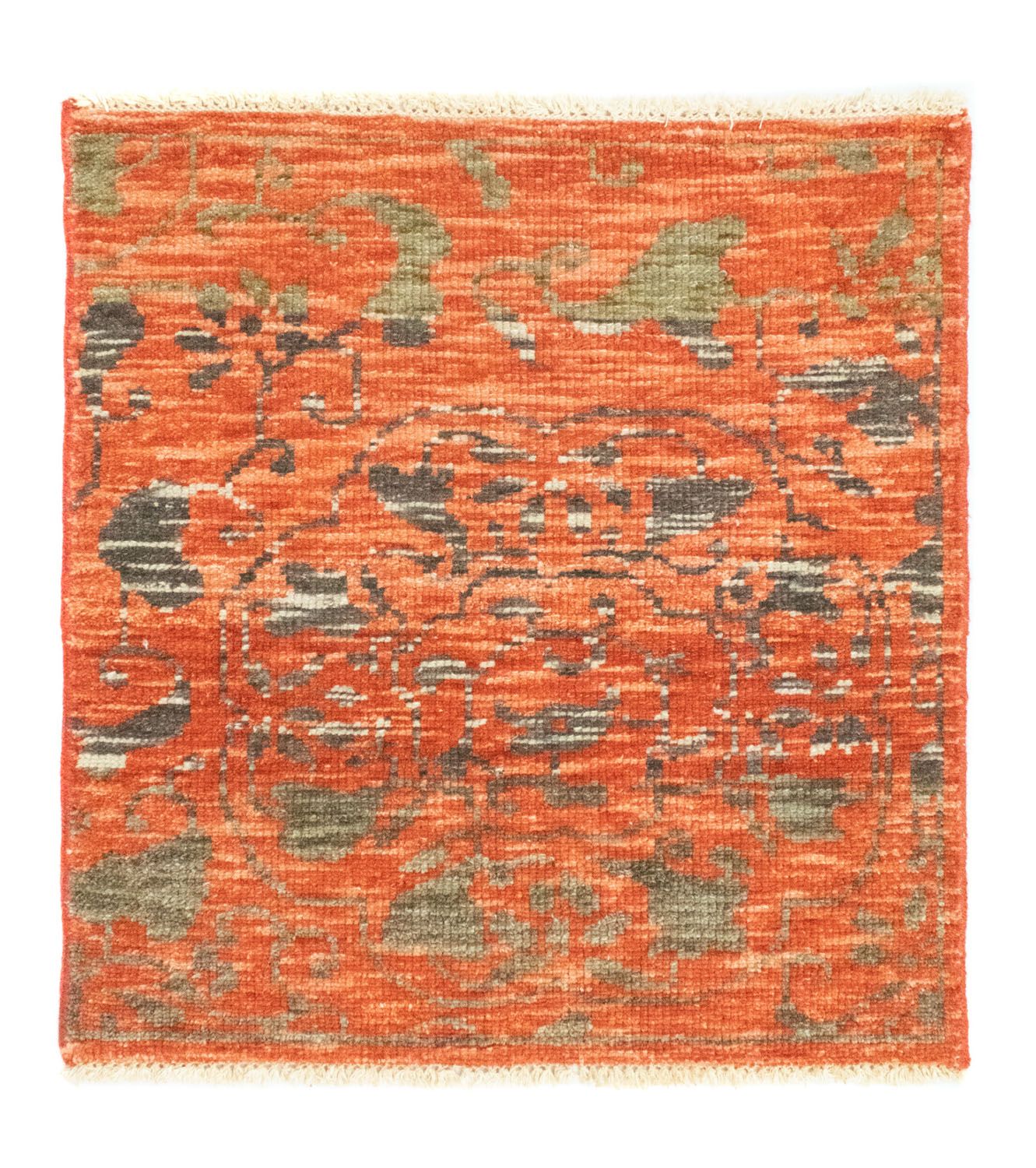 Designermatta kvadrat  - 61 x 60 cm - orange