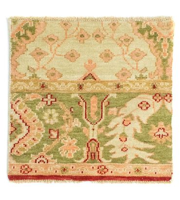 Designer Teppich 60 x 60 cm, Schurwollteppich,  Quadratischer Teppich, Teppichbrücke