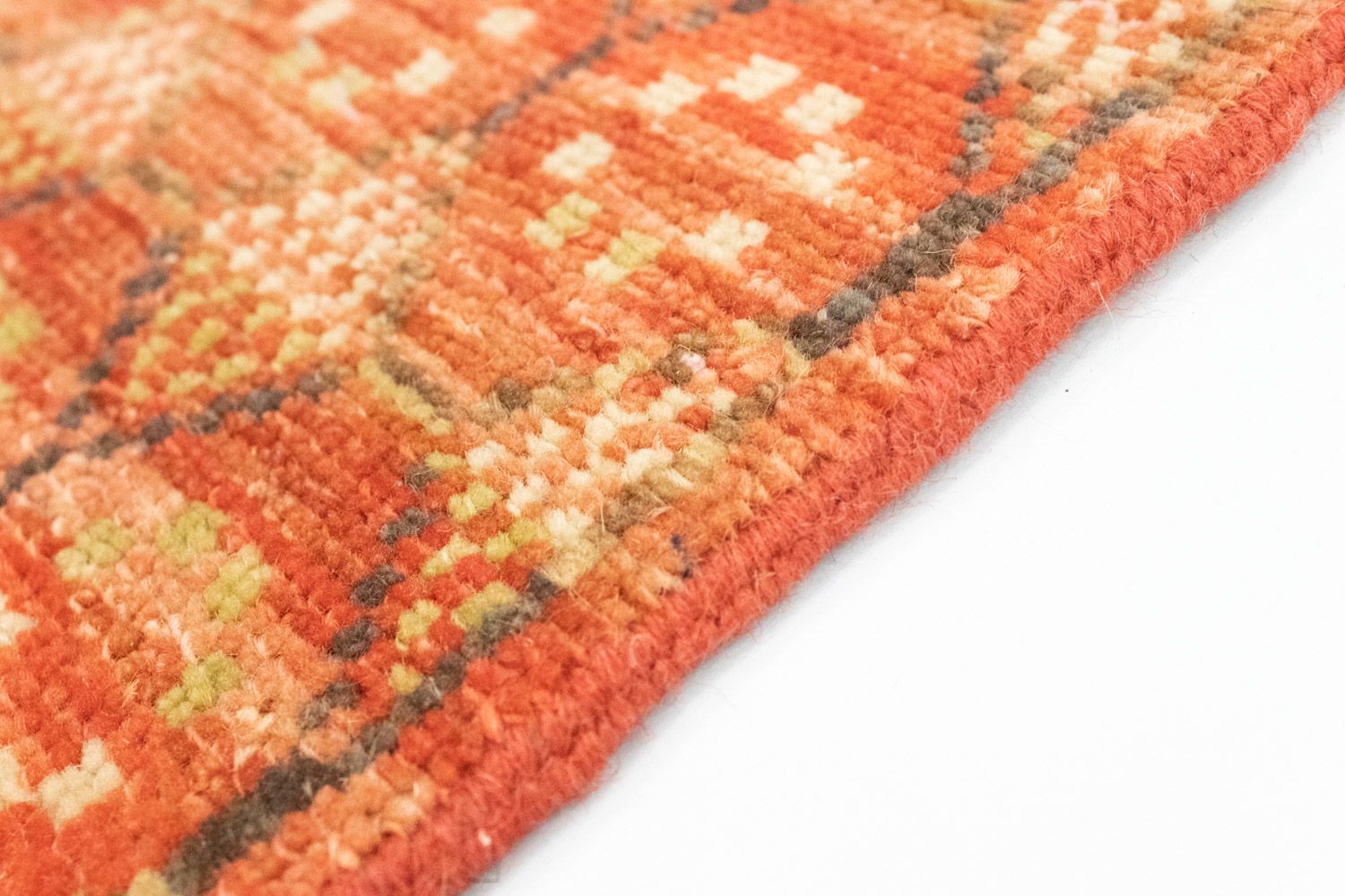 Designermatta kvadrat  - 62 x 59 cm - orange