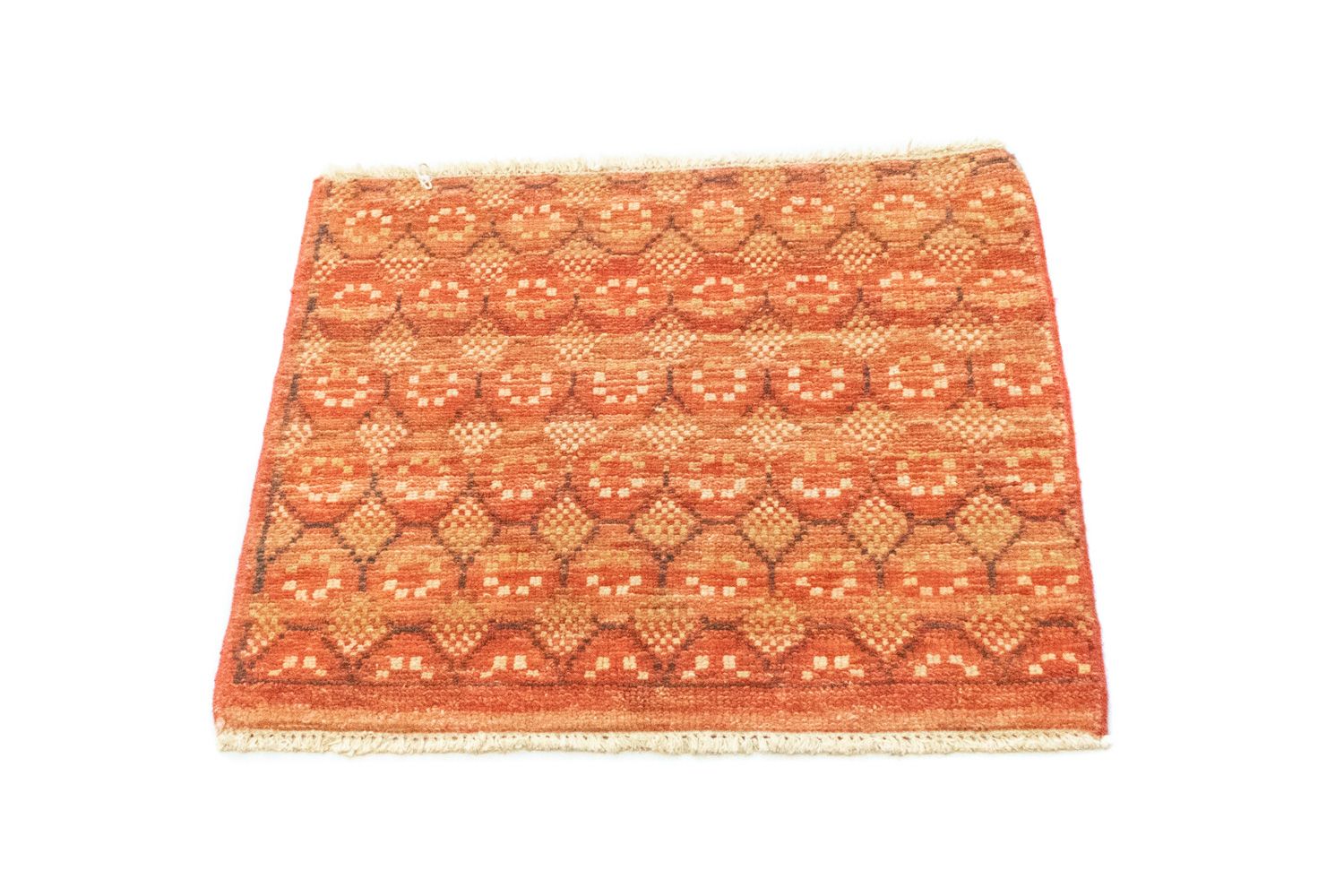 Designer Rug square  - 62 x 59 cm - orange