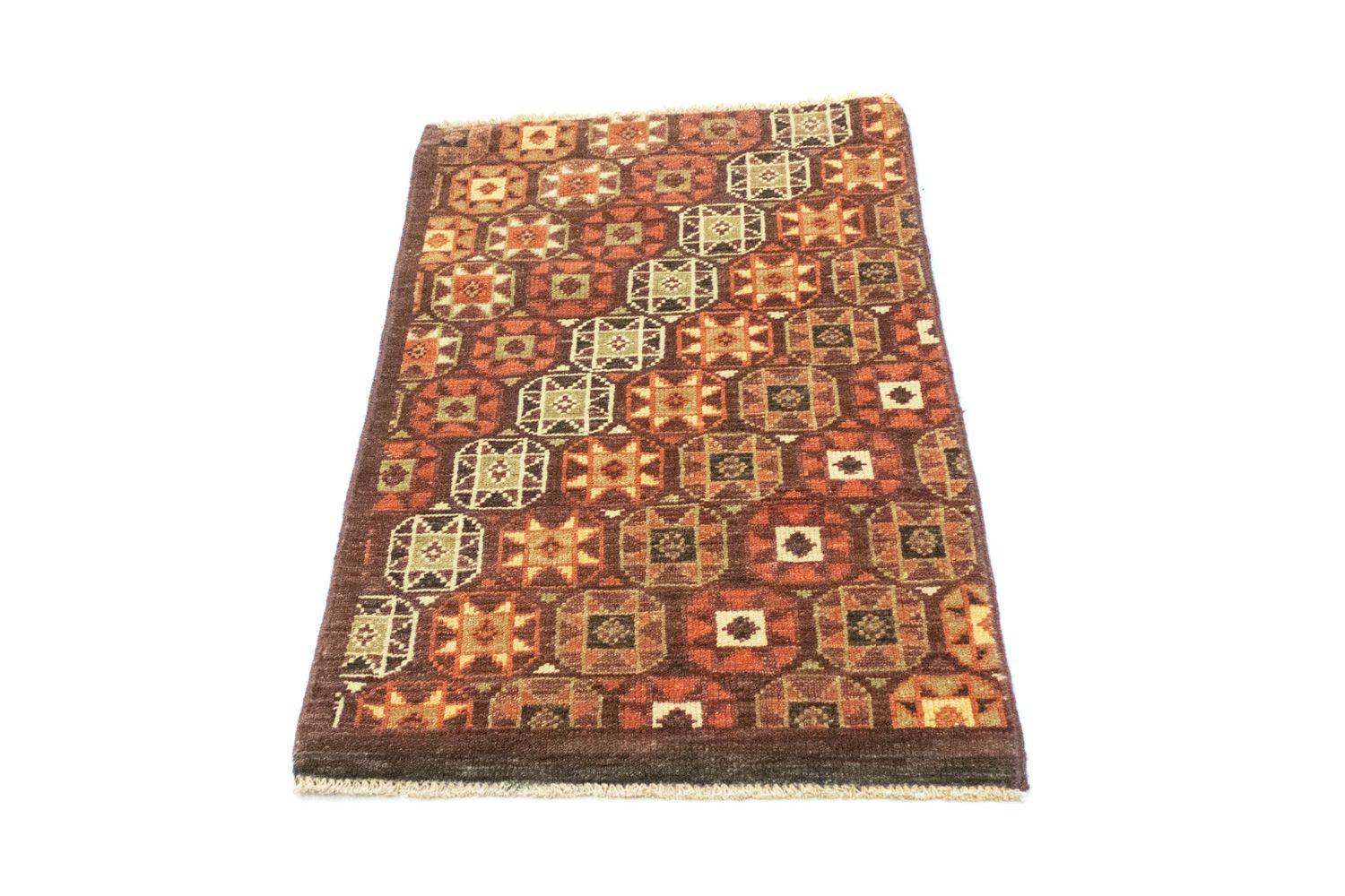 Tapis design - 97 x 60 cm - marron