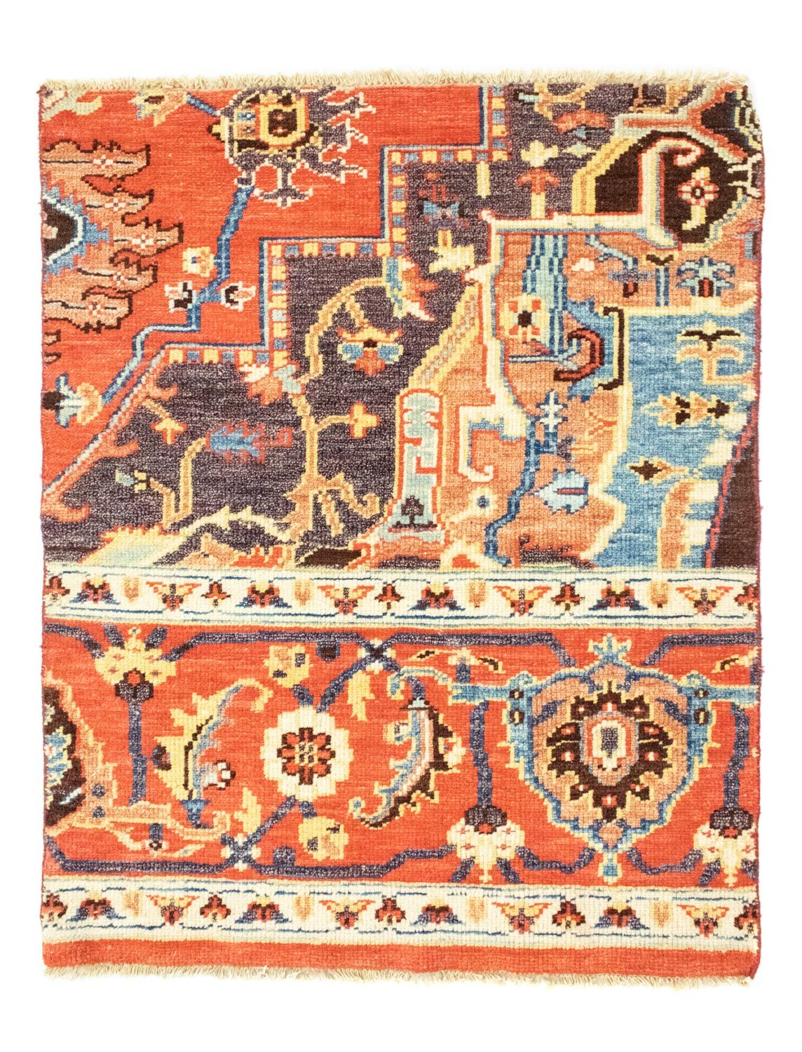 Tapis design - 94 x 78 cm - orange