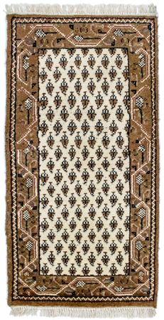 Alfombra oriental - 140 x 70 cm - beige