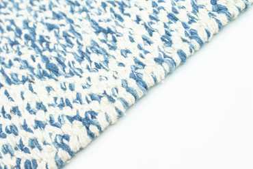 Kelim Rug - Trendy - 92 x 62 cm - light blue