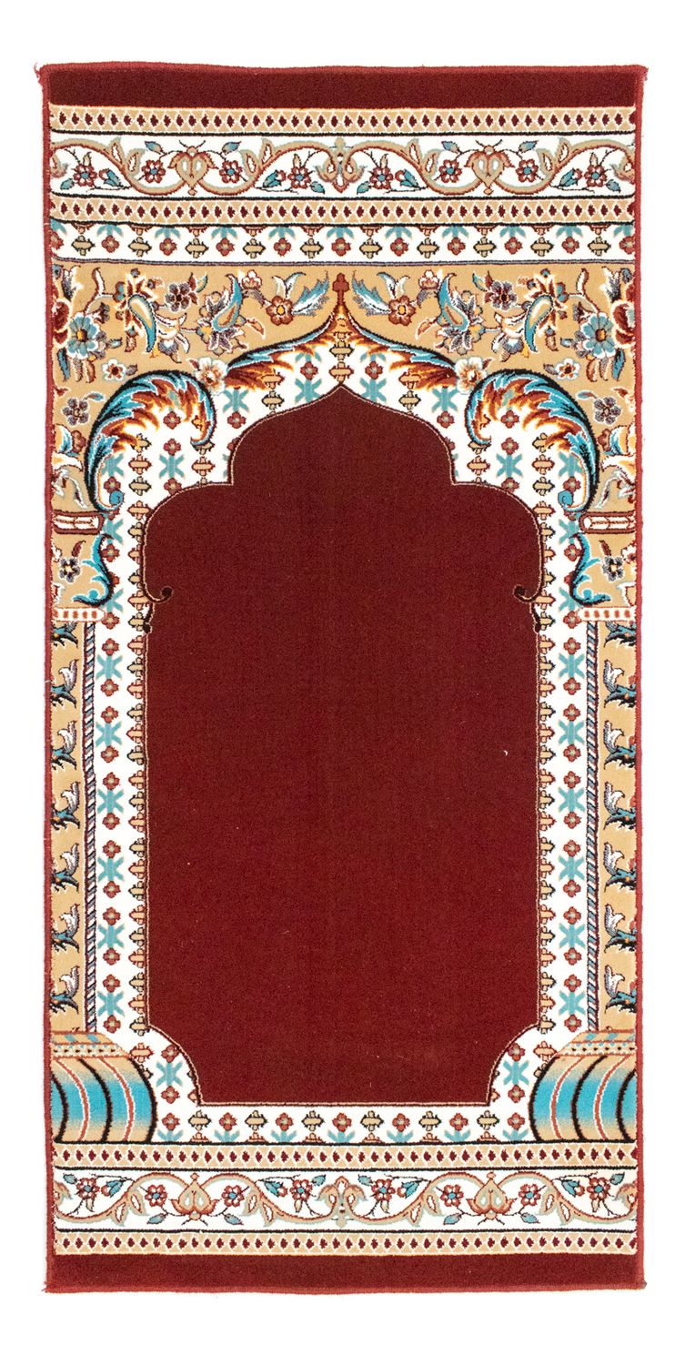 Tapis oriental tissé - 120 x 60 cm - rouge