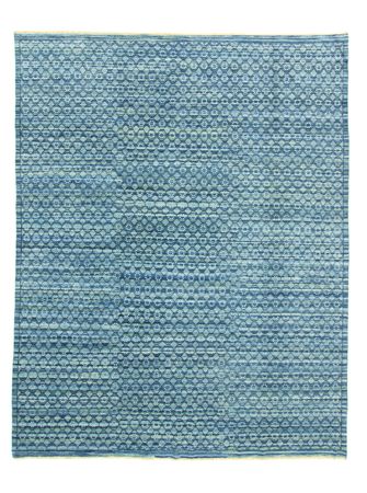 Designer Rug - 285 x 237 cm - light blue