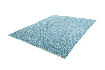 Tapis design - 285 x 237 cm - bleu clair