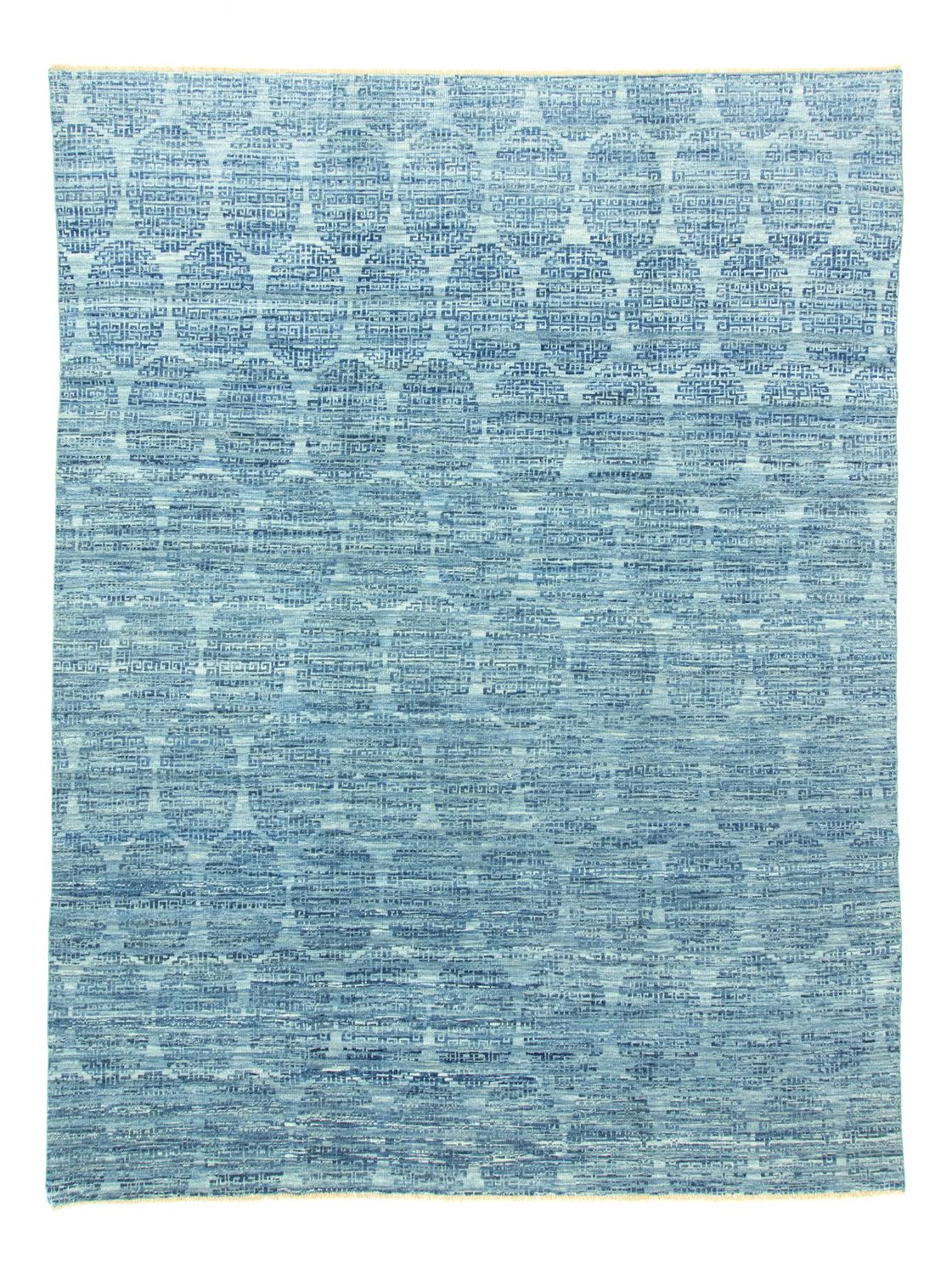 Alfombra de diseño - 303 x 243 cm - azul claro