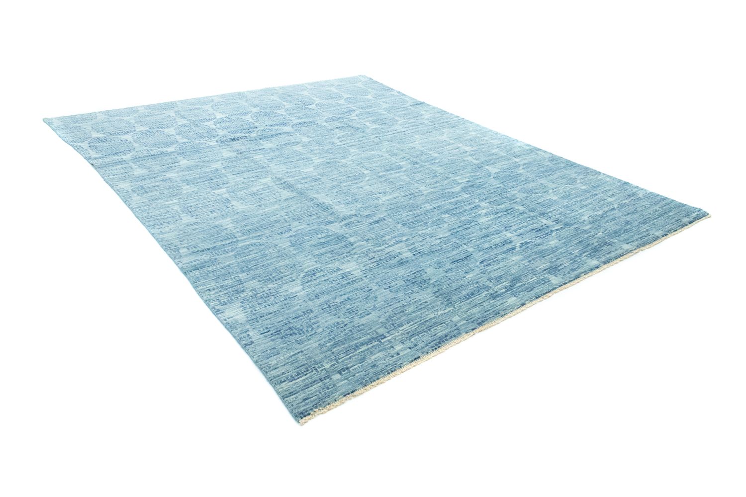 Alfombra de diseño - 303 x 243 cm - azul claro