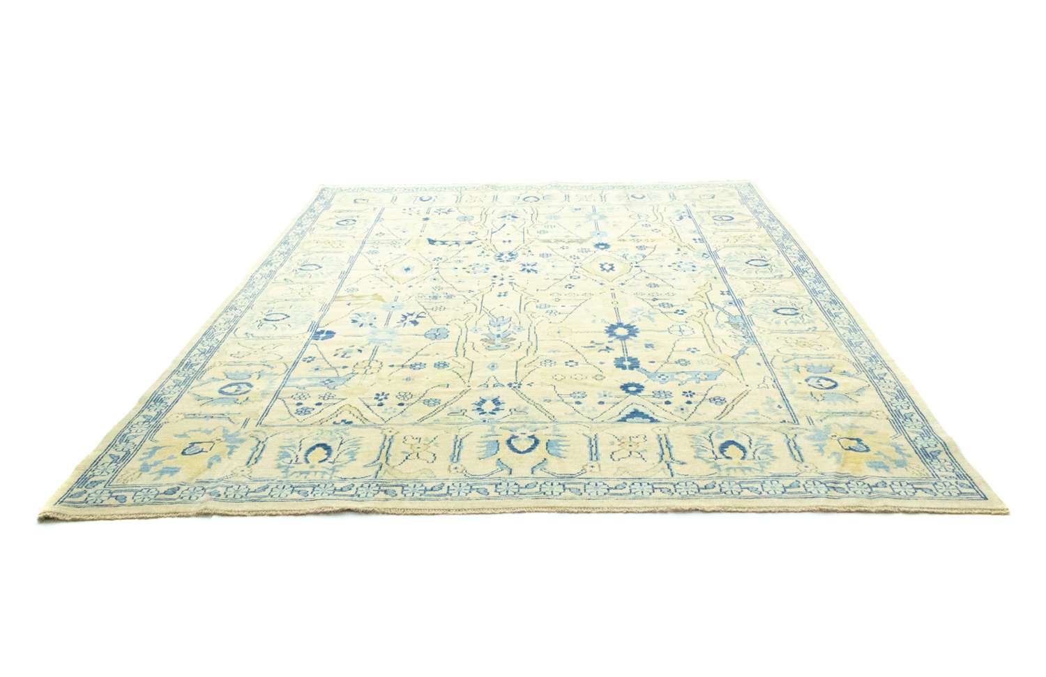 Designerski dywan - 306 x 246 cm - beżowy