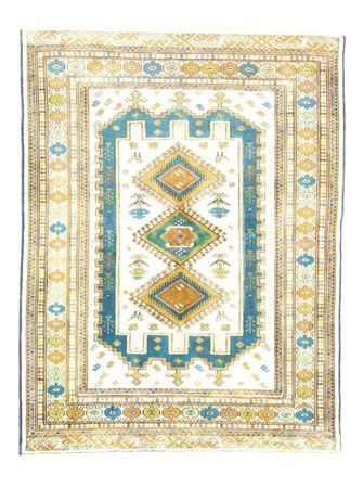 Turkaman tapijt - 173 x 132 cm - beige