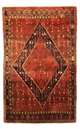 Tapis persan - Bidjar - 206 x 135 cm - orange