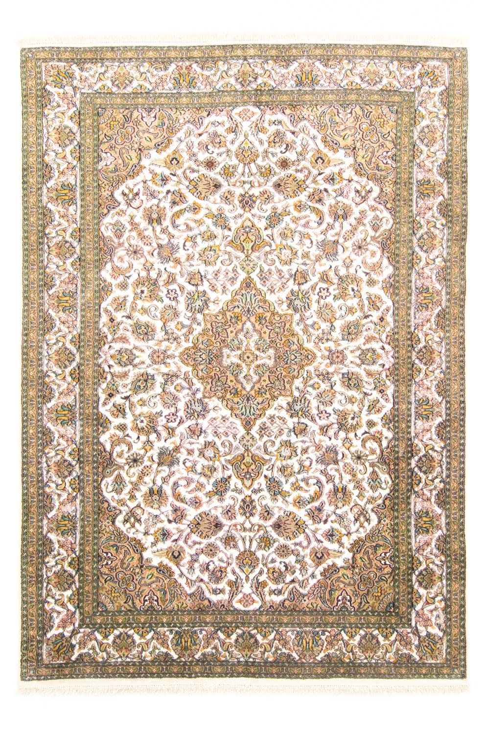 Silk Rug - Kashmir Silk - 217 x 153 cm - beige