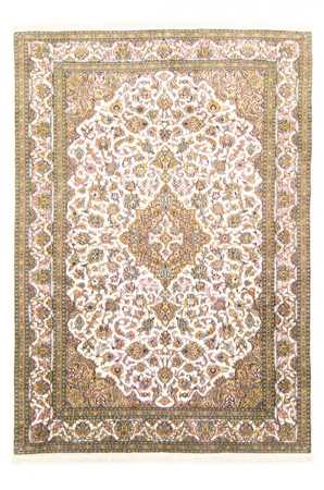 Jedwabny dywan - Kashmir Silk - 217 x 153 cm - beżowy