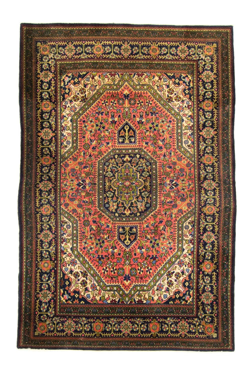 Tapis persan - Ghom - 163 x 107 cm - rouge clair