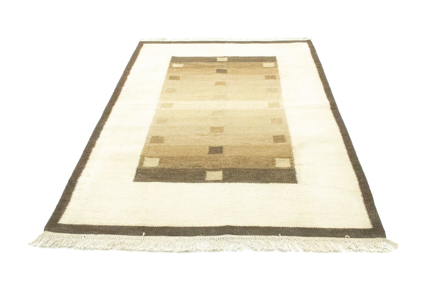 Tappeto Kelim - Tendenza - 195 x 140 cm - marrone