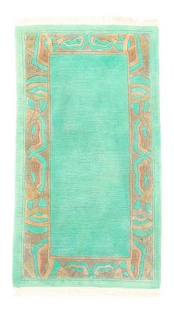 Tappeto vintage - 140 x 74 cm - verde mare