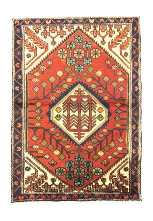 Tapis persan - Nomadic - 143 x 106 cm - orange