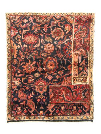 Tapis persan - Nomadic - 126 x 103 cm - bleu